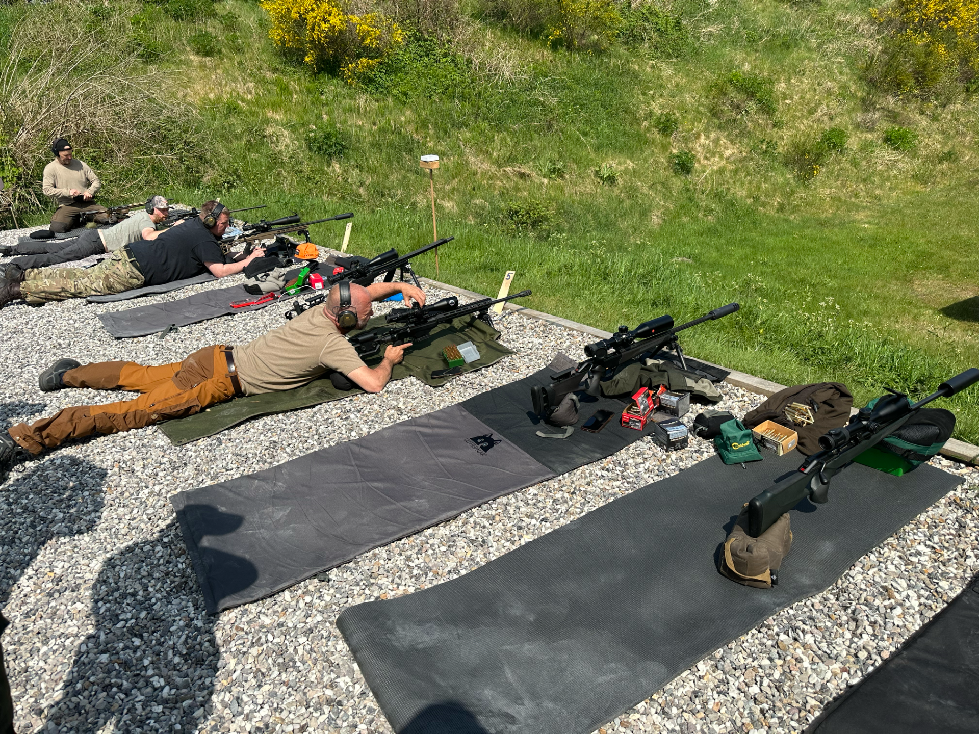 Obligatorisk riffelskydeforløb, makkerpar