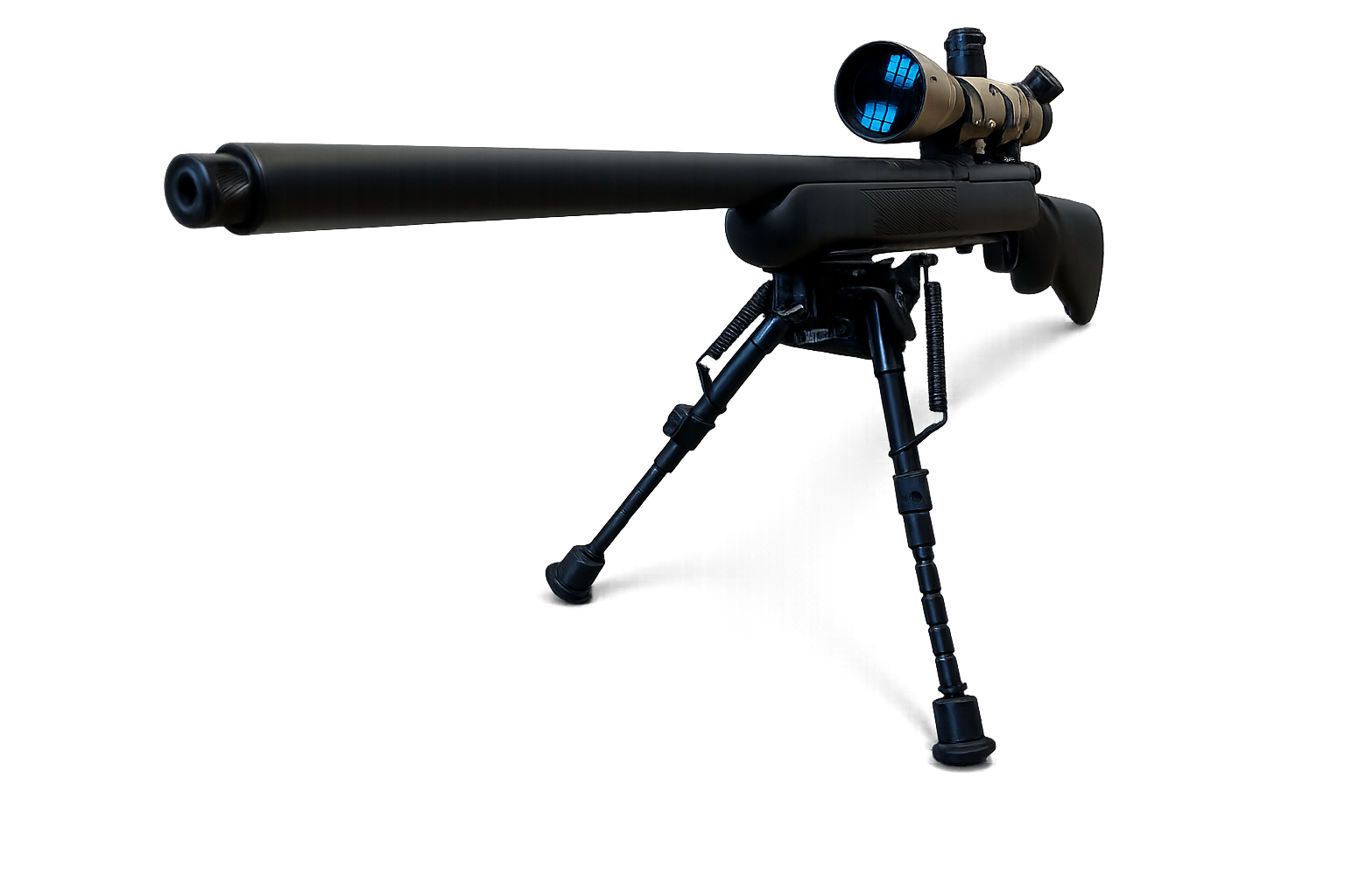 Støtteben/bipod til riffel